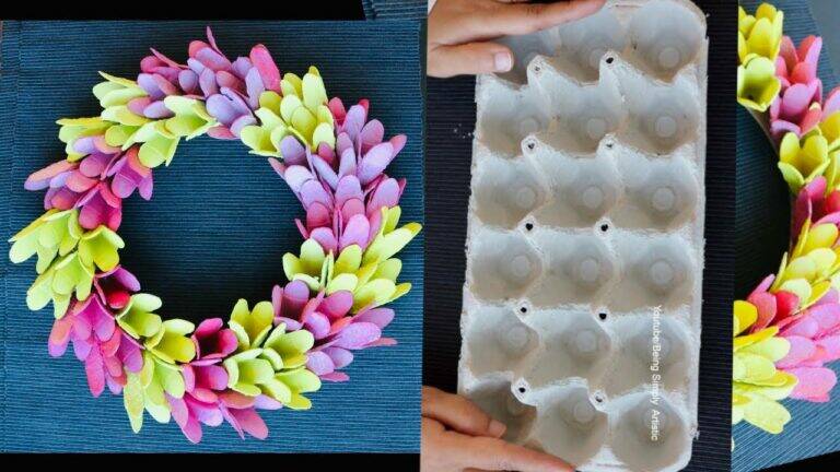 This simple idea transforms egg cartons into stunning wall decor… you’ll love the results!