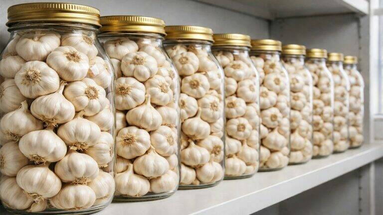 This simple method keeps garlic fresh for a whole year… you’ll never waste it again!