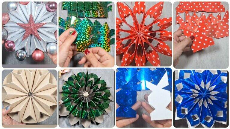 This simple idea turns old paper rolls into stunning garden decorations…