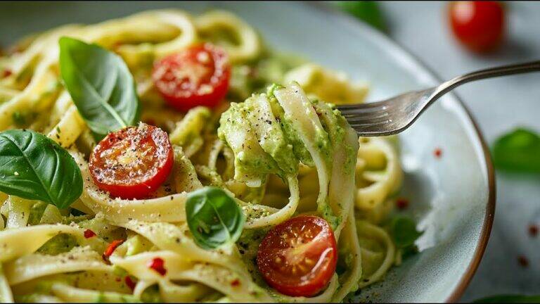 This simple avocado pasta transforms your meals in 15 minutes… you’ll crave it weekly!