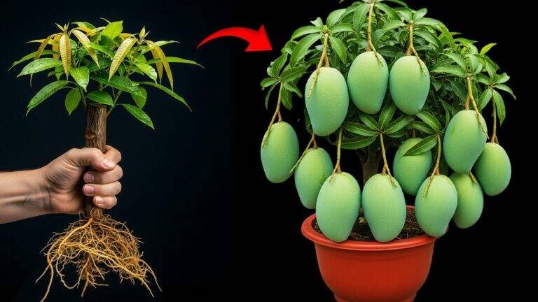 This simple method transforms mango cuttings into thriving trees…