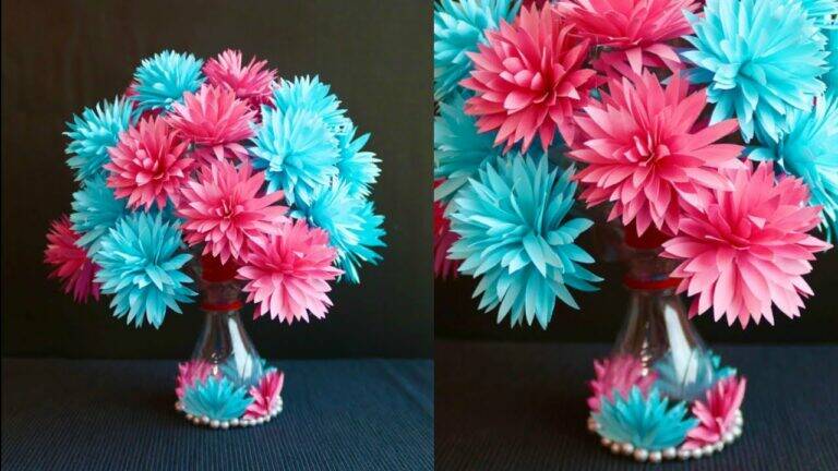 Transform a plastic bottle into a stunning flower vase everyone will admire…