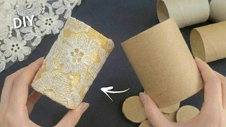 This forgotten trick transforms old lace and cardboard rolls into stunning storage…