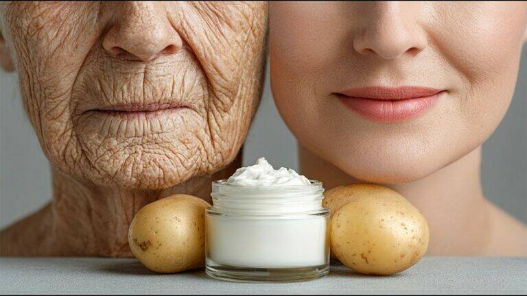 This simple potato mask can erase wrinkles and make your skin glow…