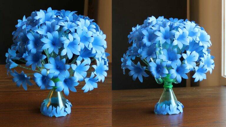 Transform old plastic bottles into stunning vases… your home decor will never be the same!