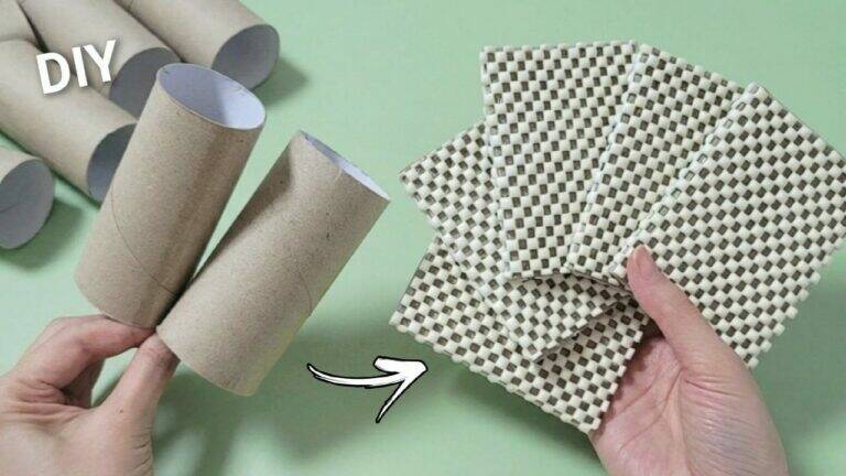 This simple gesture transforms toilet paper rolls into stunning decor… you’ll want to try it!