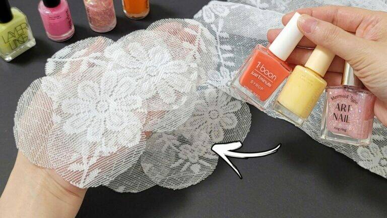This simple idea transforms old lace into stunning home décor… you’ll want to try it!