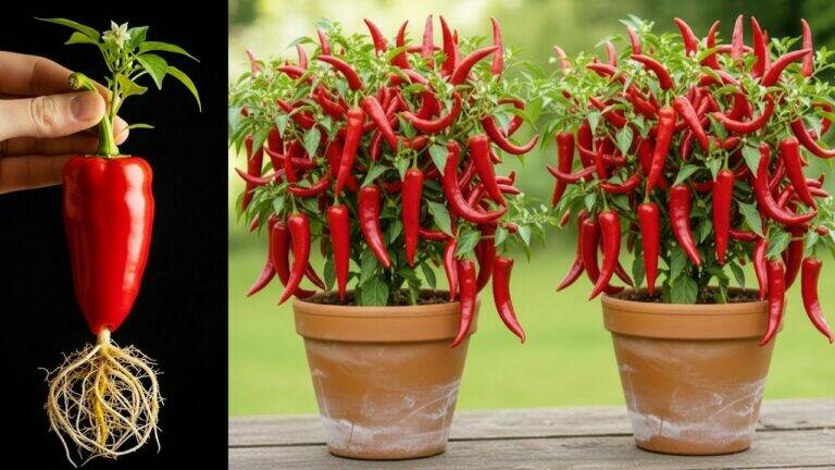 This forgotten trick transforms fruit scraps into thriving chili plants… discover how!
