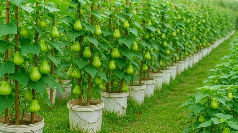 This simple trick transforms your hot-weather gardening with thriving chayote…