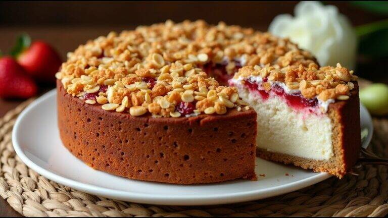 This simple recipe transforms oats into a delicious cheesecake… you’ll crave it daily!