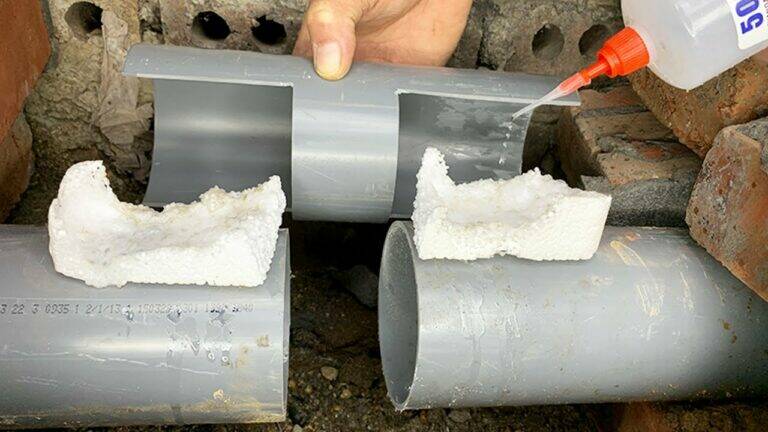 This old trick transforms messy PVC connections into a quick and easy success…