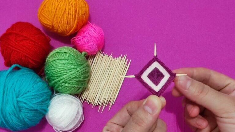 This simple craft transforms everyday materials into stunning wall art…