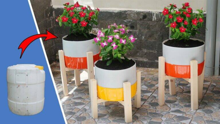 This simple trick turns old barrels into stunning flower pots… discover how!