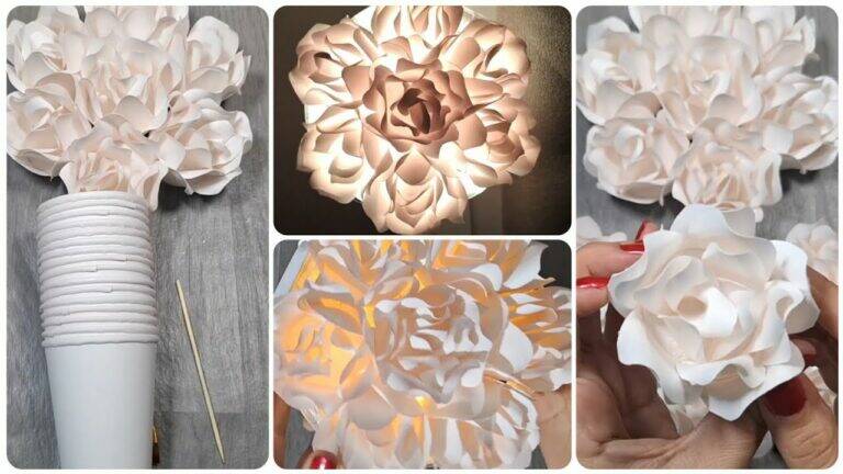 This simple gesture turns a paper cup into a stunning garden masterpiece…