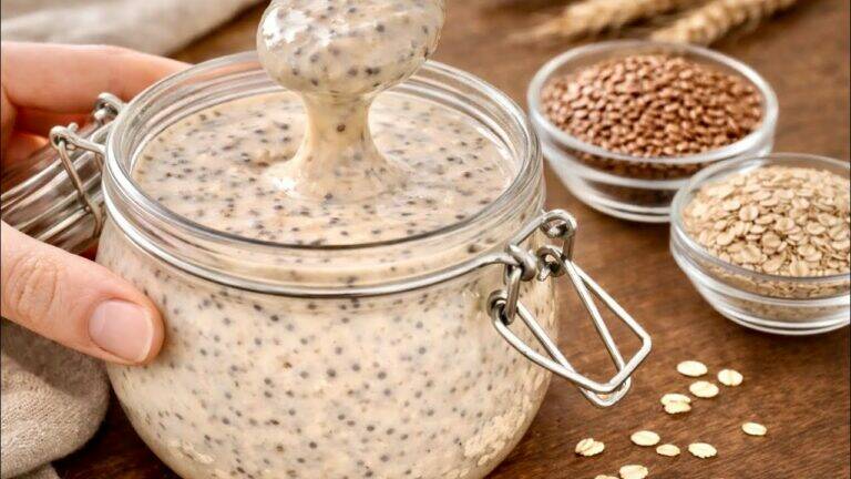 This simple method transforms oats into creamy yogurt that melts away belly fat…