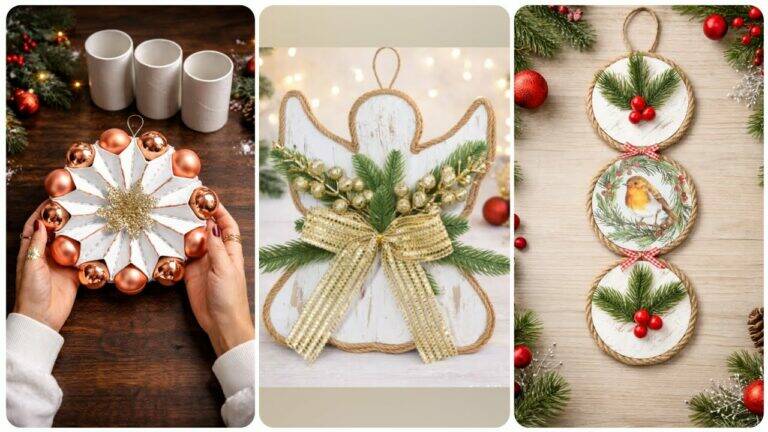 Transform your home for the holidays with these simple toilet paper roll decorations…