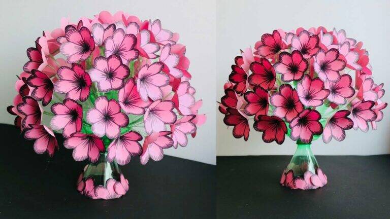Transform old plastic bottles into stunning vases… your home will thank you!