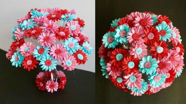 This simple trick turns plastic bottles into stunning flower vases for your home…