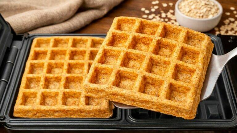 This simple recipe transforms oats into delicious, sugar-free waffles your kids will love…