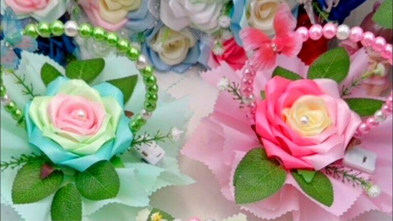 This simple gesture transforms leftover ribbon into stunning roses… perfect for any…