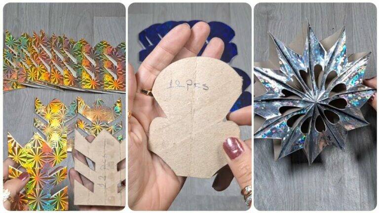 This simple gesture transforms ordinary materials into stunning Christmas decorations…