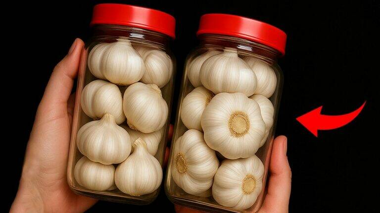 This forgotten trick stores garlic fresh for a whole year… you’ll be amazed!