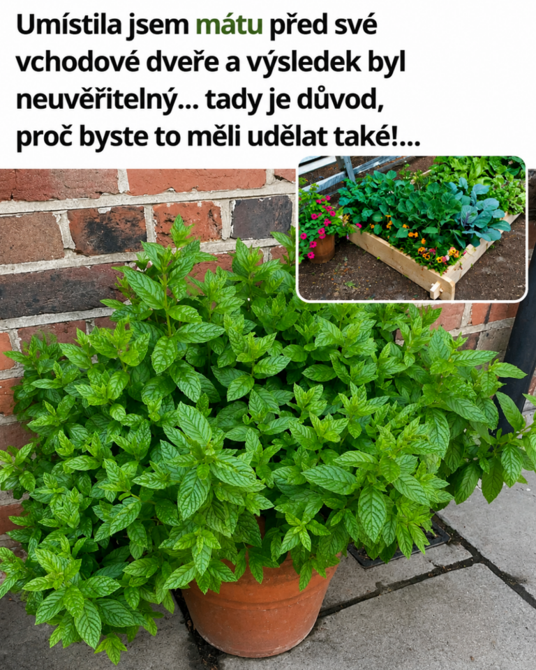 Proč Byste Měli Umístit Květináč s Mátou Peprnou ke Vchodu do Domu