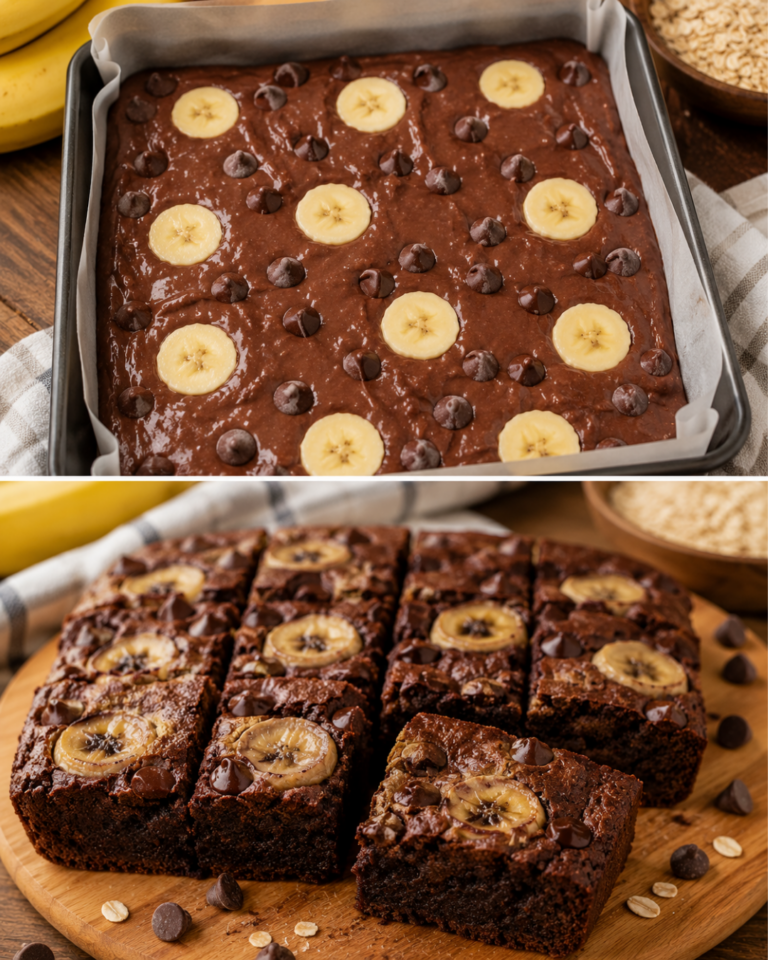 🍌🍫 Brownie healthy à la banane et au cacao (sans sucre raffiné)