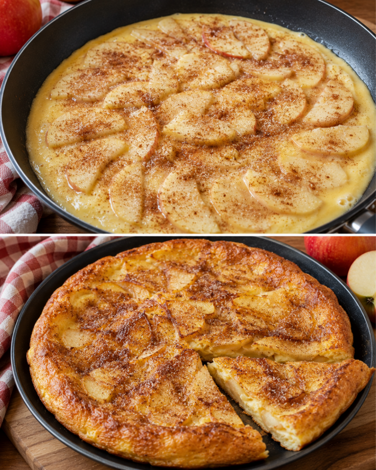 Luchtige appelomelet met kaneelsuiker 🍎