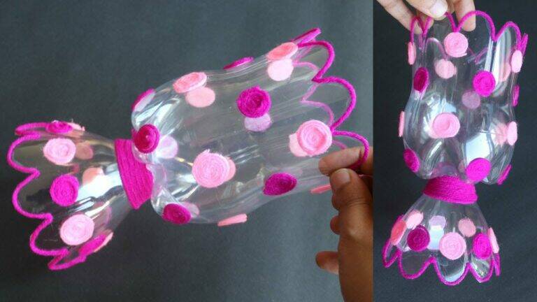 This simple method transforms plastic bottles into stunning vases for your home…