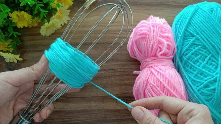 An old trick turns simple thread into stunning decor… you’ll want to try this!