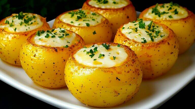This simple recipe transforms potatoes into a cheesy, mouthwatering delight…