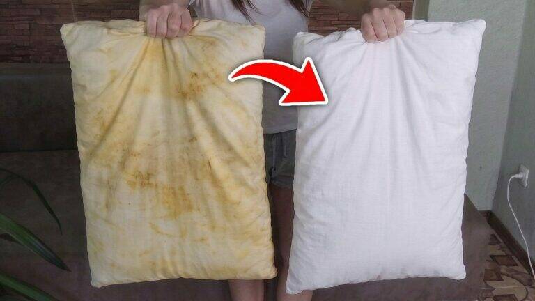 Pillow Stains Are No Longer a Problem! I Clean My Pillows in No Time.