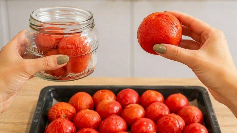 N’achetez plus de tomates de serre ! Essayez plutôt cette astuce de conservation pendant 2 ans.