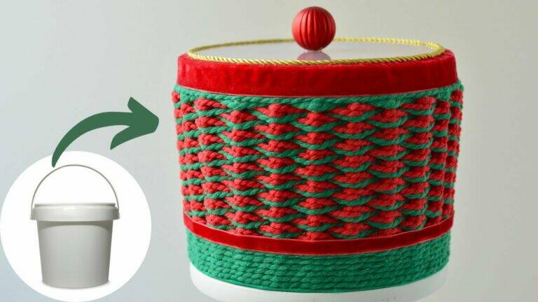 This simple basket hack transforms old plastic into stunning festive decor…