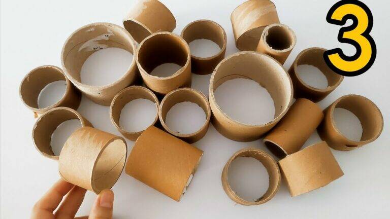 This simple idea turns cardboard rolls into stunning decor pieces that amaze…