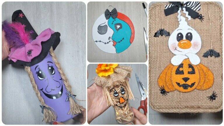 Unlock creativity this Halloween with these 4 easy crafts that transform your decor…
