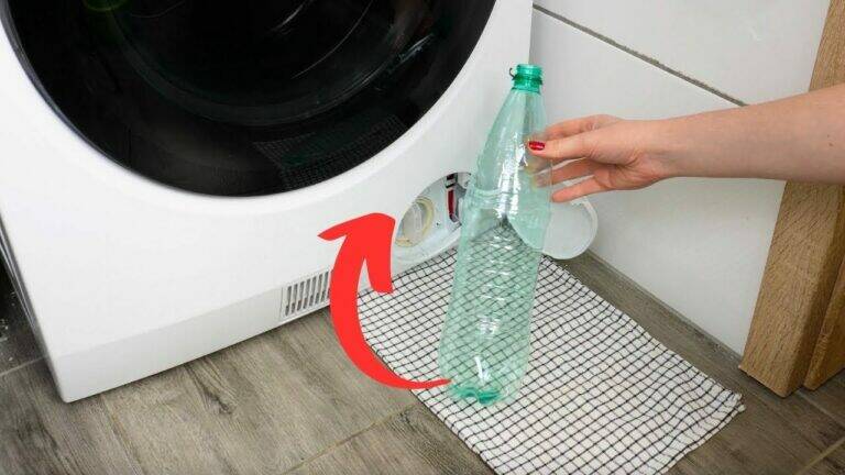 One Plastic Bottle Is All You Need to Clean Your Washing Machine Filter