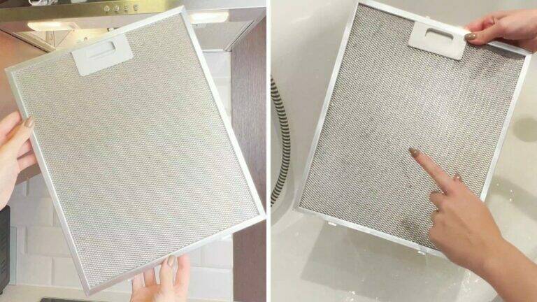 The Easy Soaking Trick That Makes a Greasy Range Hood Filter Look Almost New