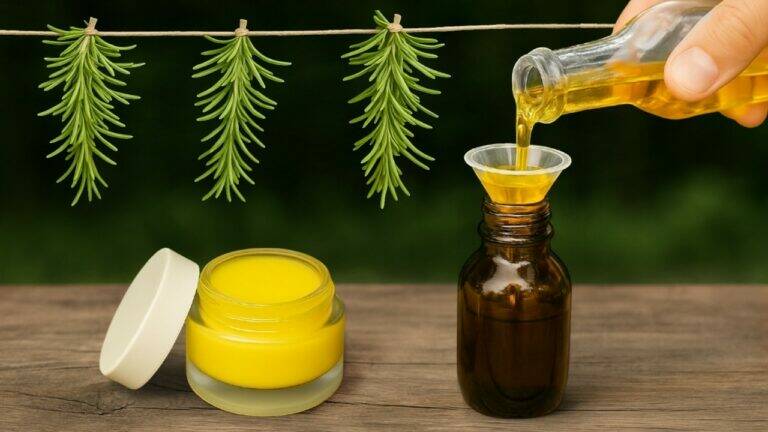 This simple method transforms rosemary into a soothing balm for muscle pain…
