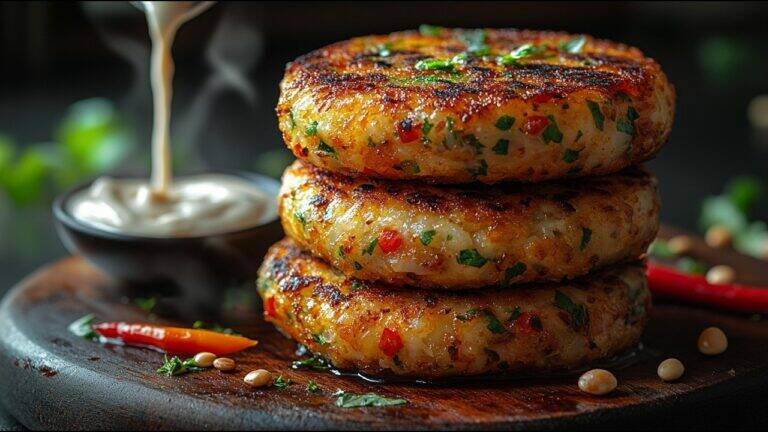 This forgotten trick makes vegan patties crispy outside and juicy inside…