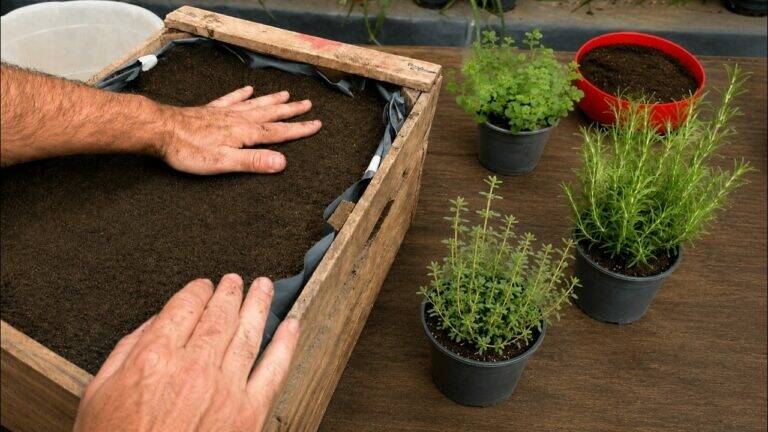 This simple technique transforms small spaces into thriving herb gardens…
