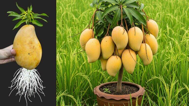 This simple method transforms mango seeds into thriving trees… discover the secret now!