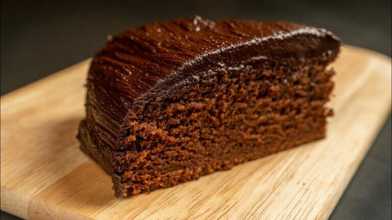 This simple recipe transforms pantry staples into a rich chocolate cake…