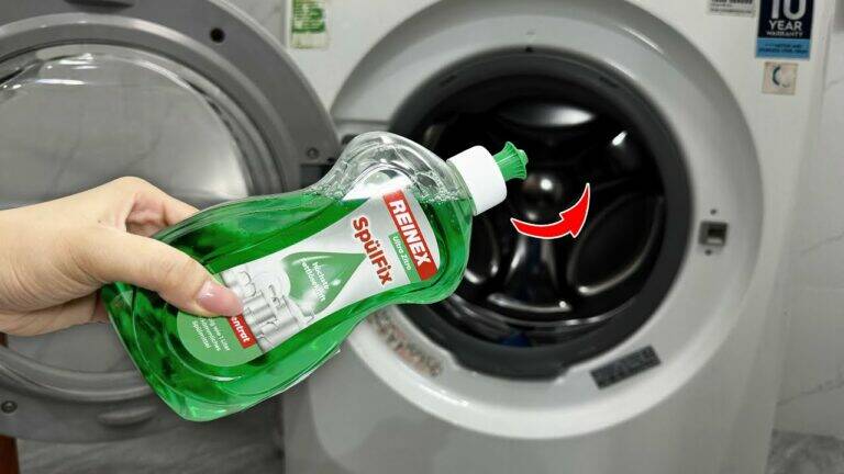 This forgotten trick makes your washing machine spotless in just one simple step…