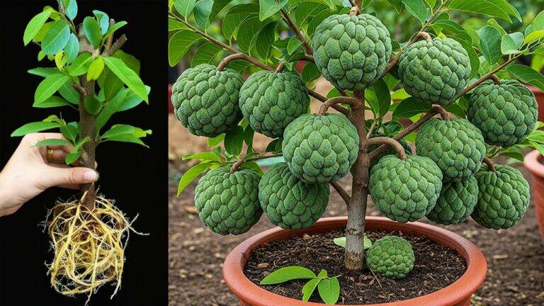 This forgotten trick can transform your garden by growing sugar apple trees effortlessly…