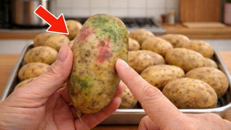 This simple technique keeps potatoes fresh for months… don’t let sprouts ruin your meals!