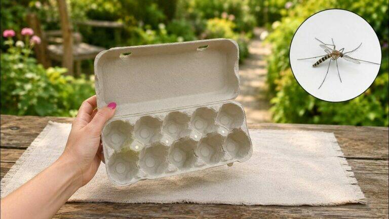 Cette astuce avec une boîte d’œufs aide à éloigner les moustiques : 6 solutions naturelles pour profiter de l’été