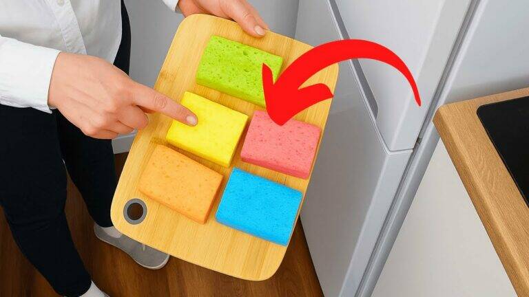 This simple trick with sponges will transform your cleaning routine forever…