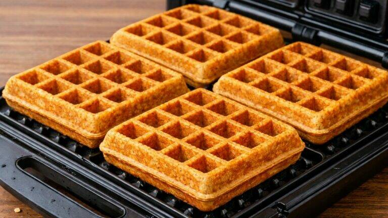 This simple recipe transforms oats into delicious waffles… perfect for guilt-free mornings!